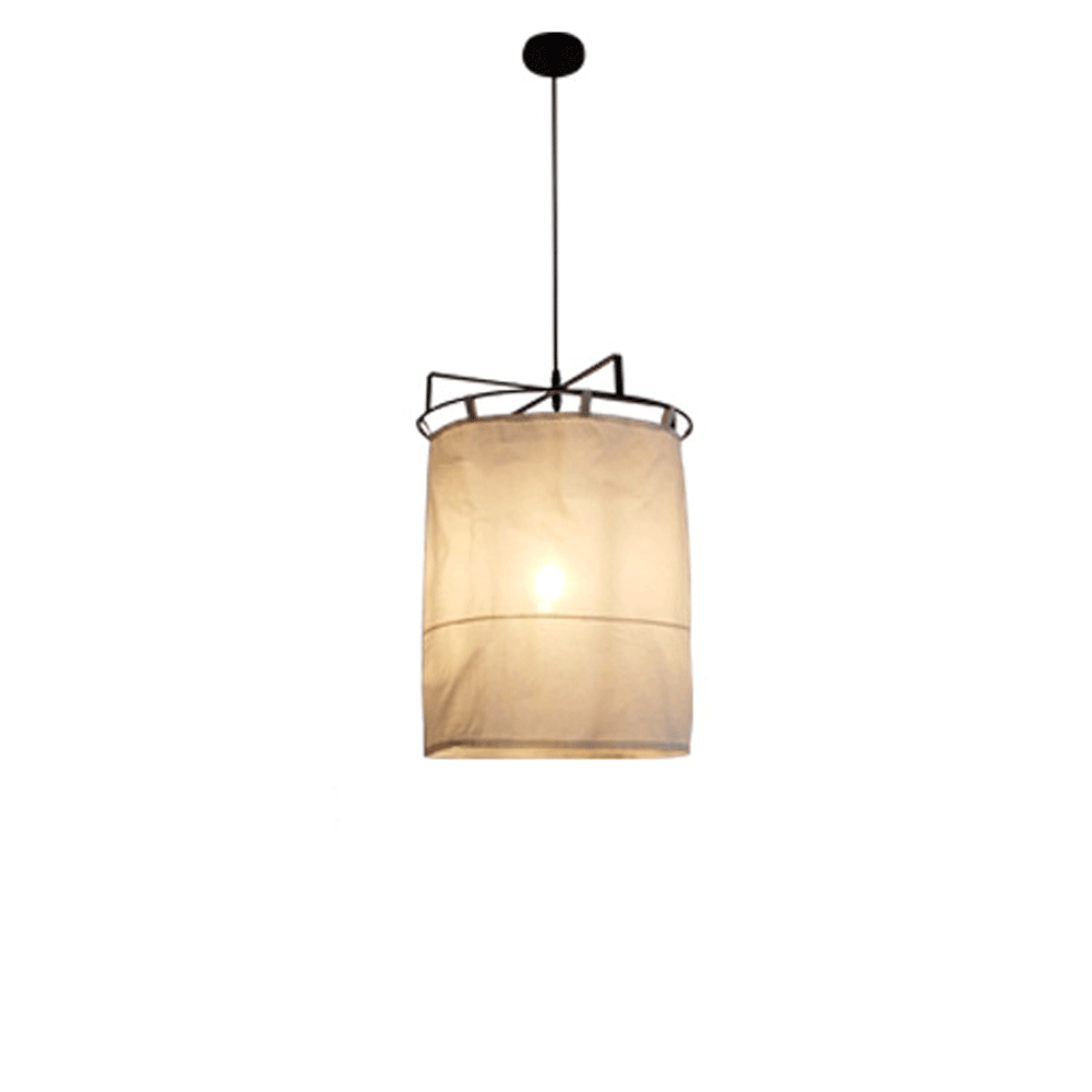 Audara Suspension simple en tissu de style européen faite à la main, lampe suspendue haut de gamme pour chambre à coucher, café, bar, restaurant, lustres, villa, fleuriste, vitrine, comptoir, luminaire décoratif (support de lampe E26)